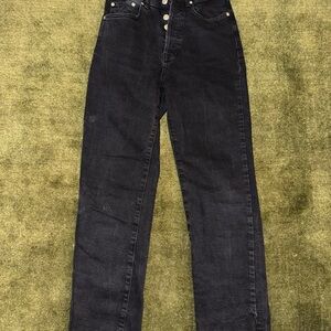 Women's High Rise Black Jeans